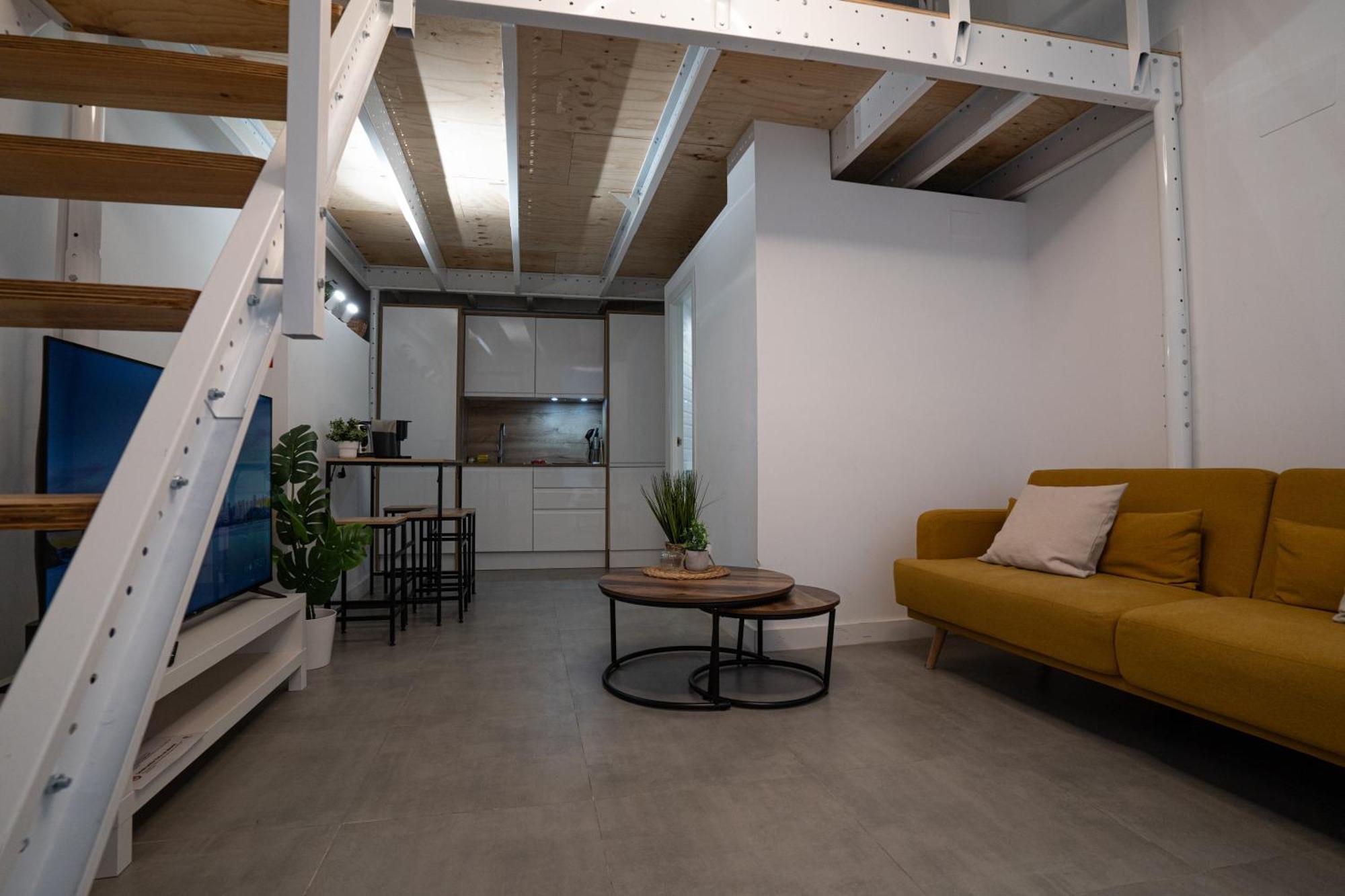 Loft A 10 Min Del Centro Historico De Madrid A Appartement Buitenkant foto