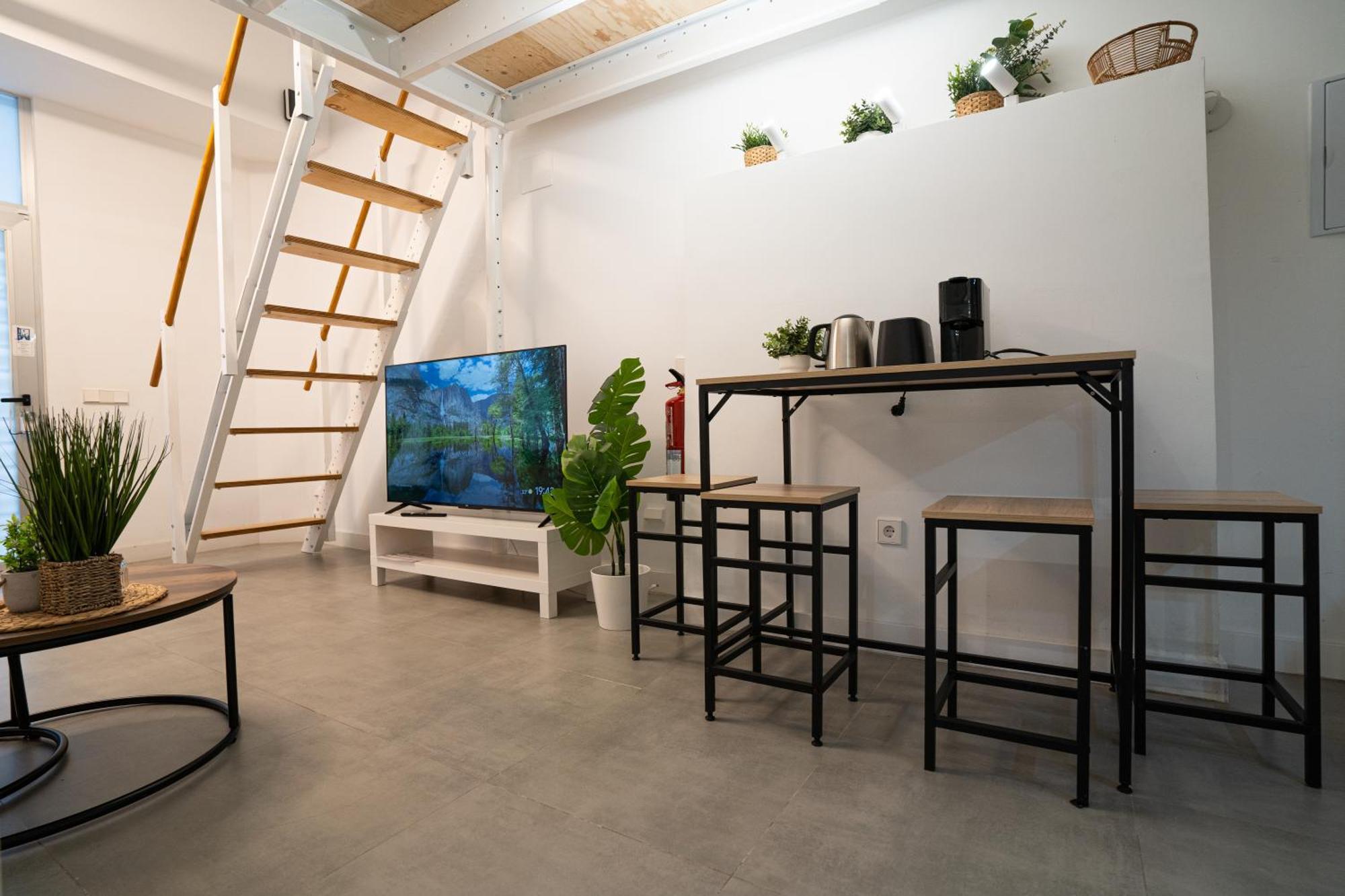Loft A 10 Min Del Centro Historico De Madrid A Appartement Buitenkant foto